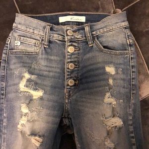 Kancan Highrise button fly skinny size 23